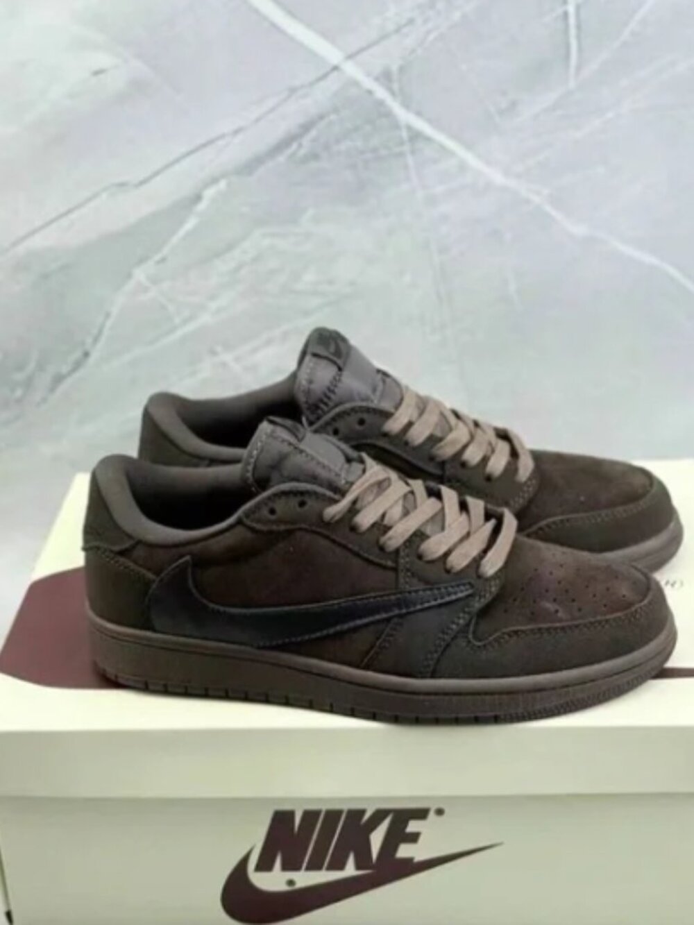 Travis Scott x Air Jordan 1 Low 'Velvet Brown'